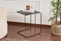 Hanah Home Mesa Lateral de Metal Shb-011 Negra
